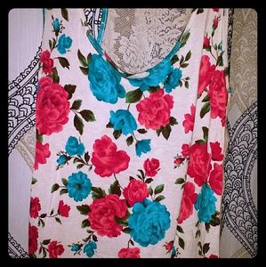 Floral print tank