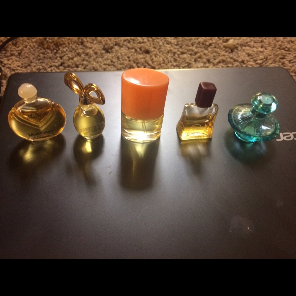Perfume minis 5 bottles Clinique Lancôme happy