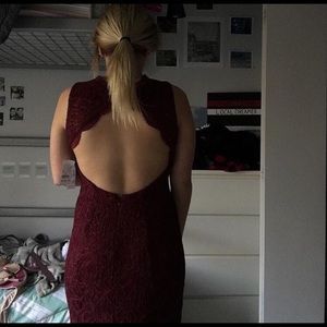 Size 6 Wine Prom Dress