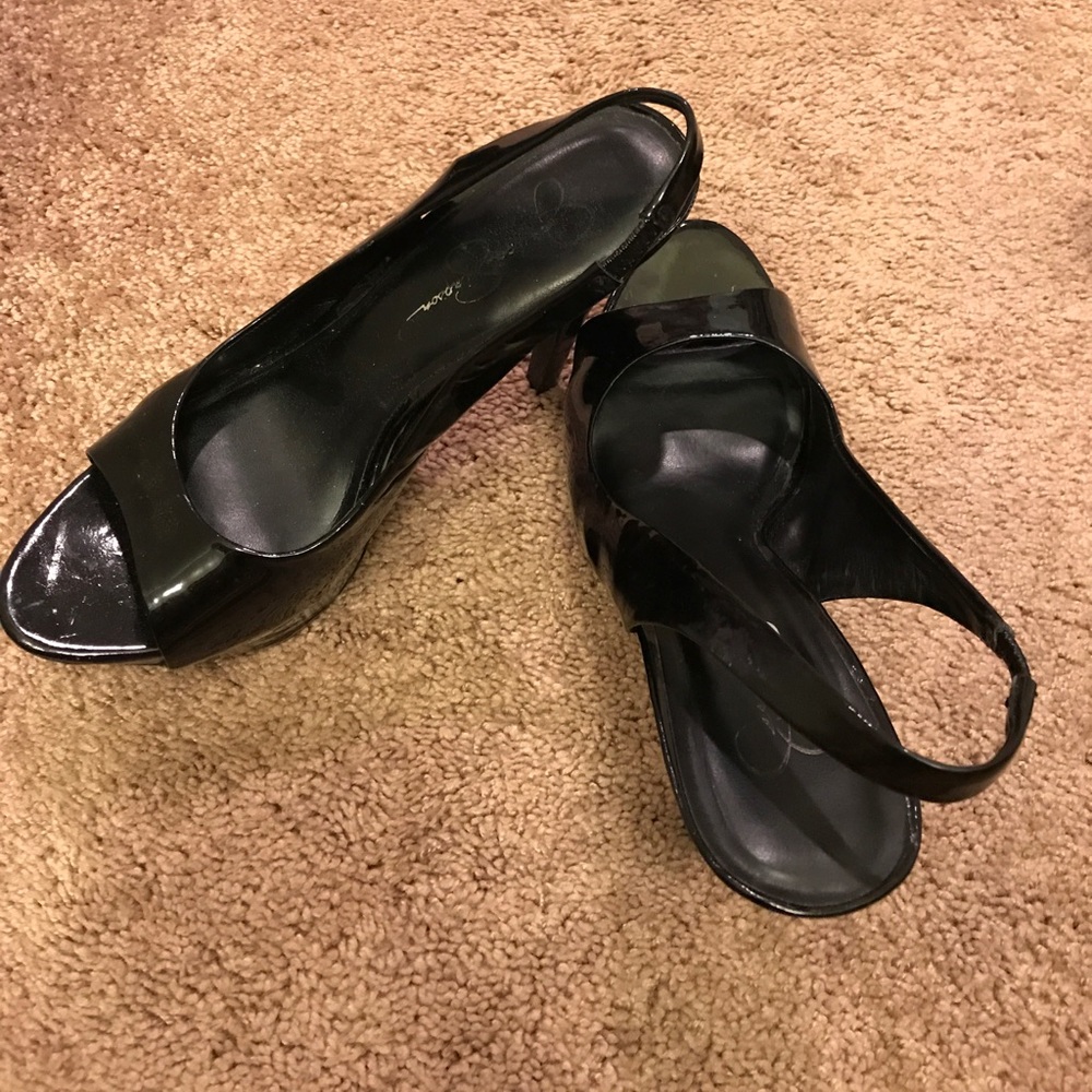 Jessica Simpson sling back heels