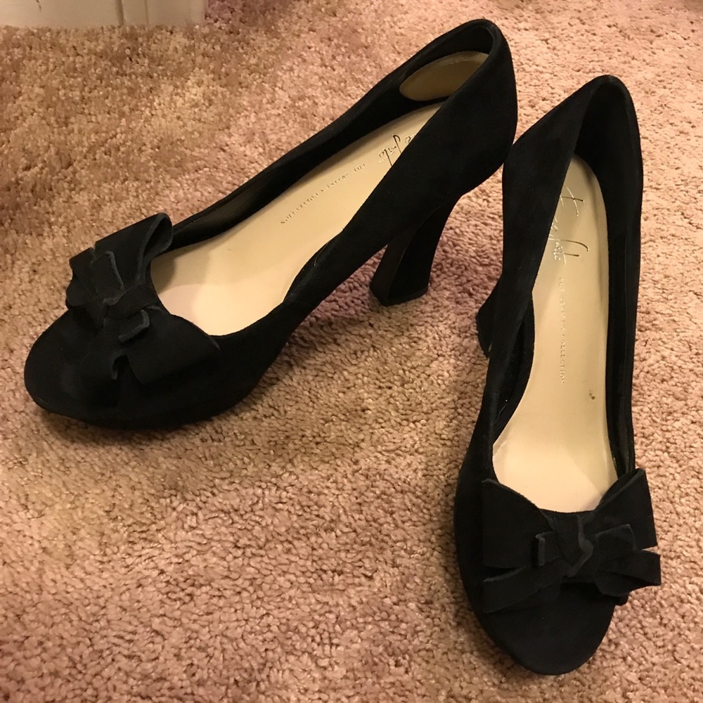 Franco Sarto Black Heels Worn Once