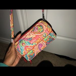 Vera bradley cross body wallet