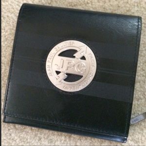 Vintage Black Jean Paul Gaultier Wallet JPG