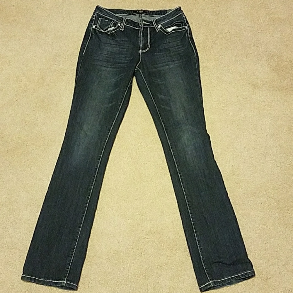 Straight leg jeans