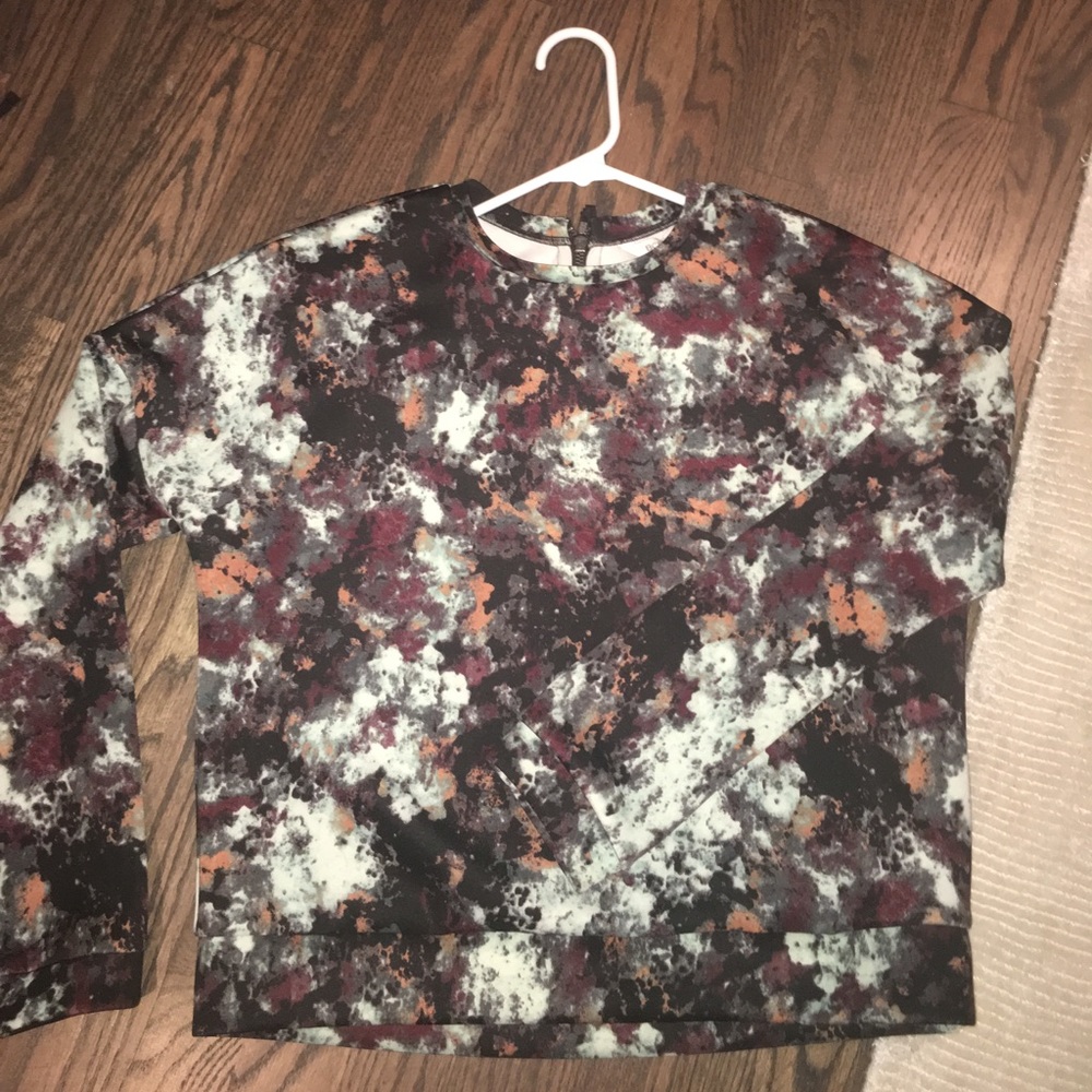BCBG GENERATION sweatshirt zip back