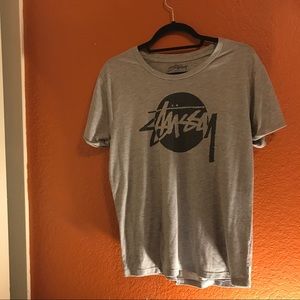Gray Stüssy Tee