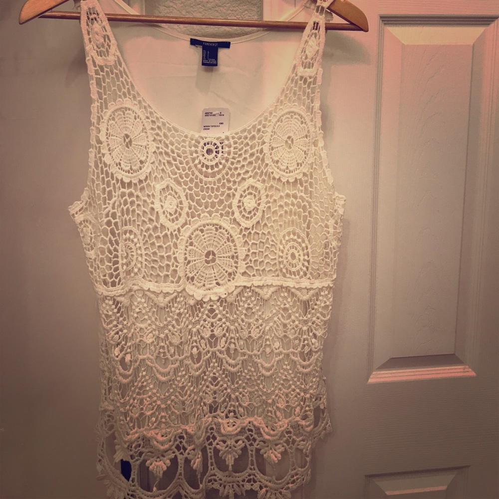 Crochet top forever 21