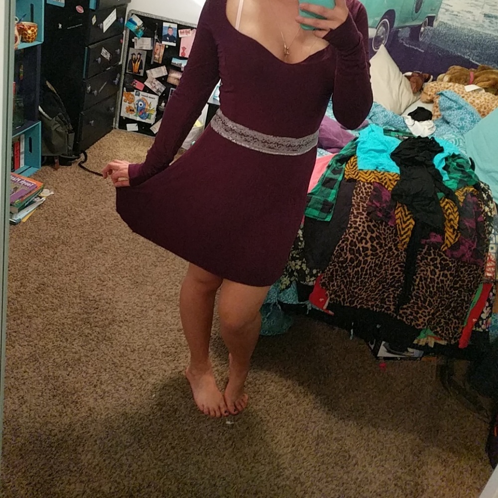 Handmade long sleeve dress