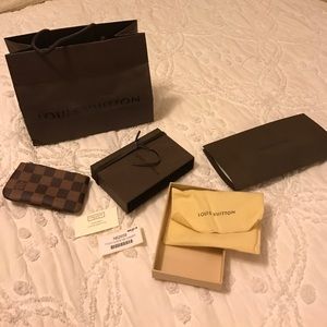 Authentic Damier Louis Vuitton card holder