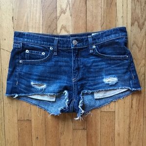 Rag & Bone Denim cut off shorts Size 25