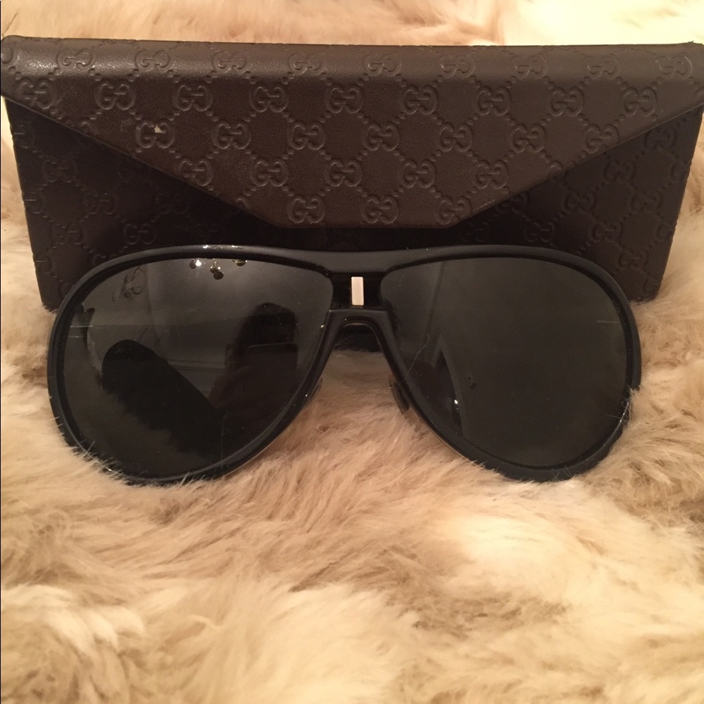 Gucci 1566S aviator sunglasses