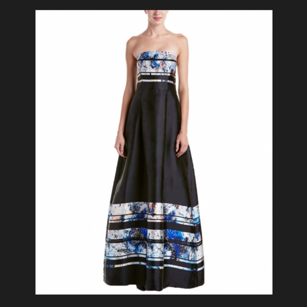 Sachin + Babi Noir Formal Dress NEVER WORN Sz 4