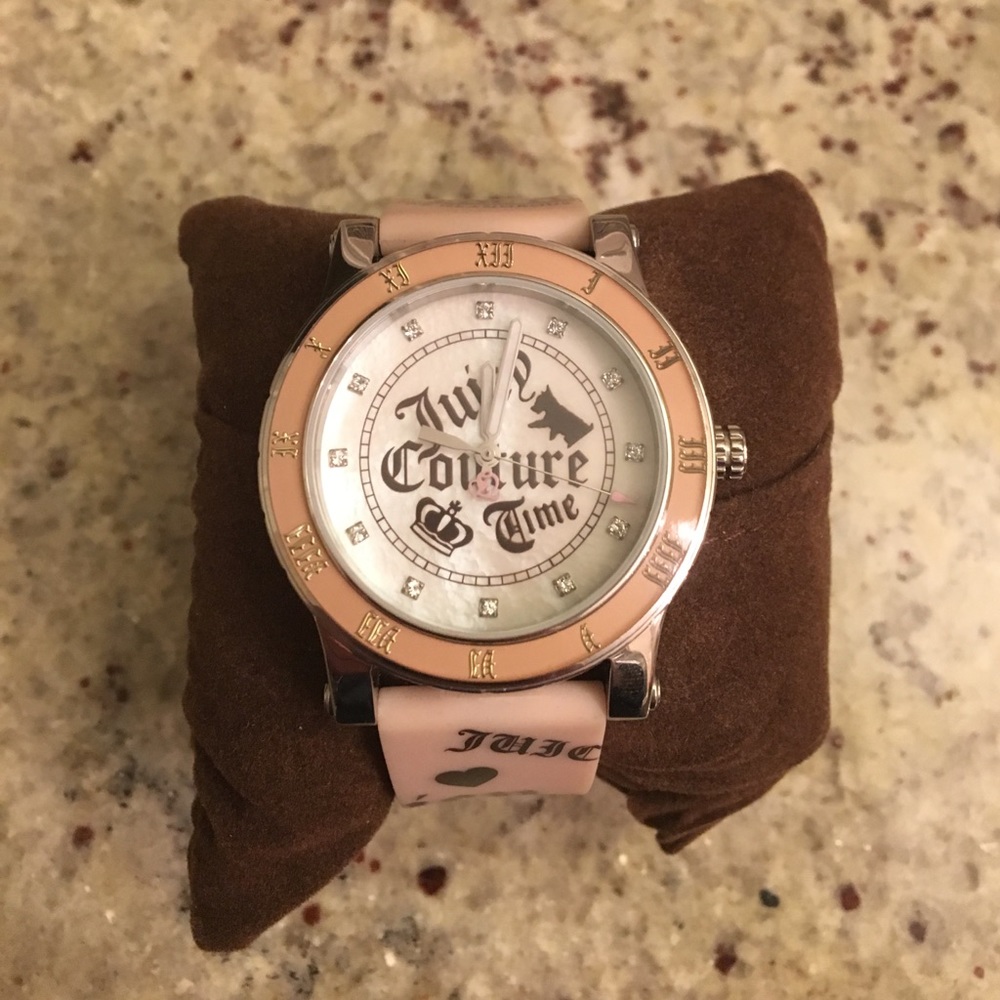 Juicy Couture pink and brown Watch