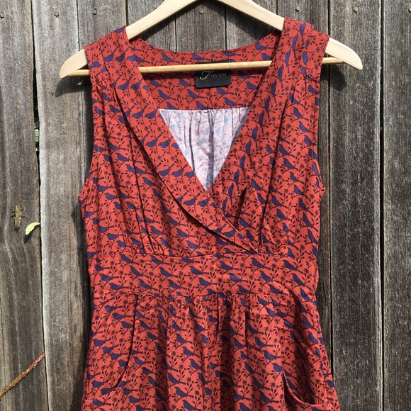 NEW Sienna and Blue Bird Mini Dress - Picture 4 of 9