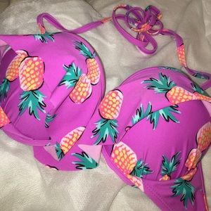 Cute Pineapple bikini top.