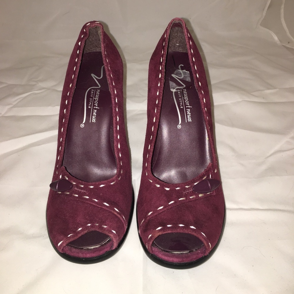 Newport News open toed pumps.