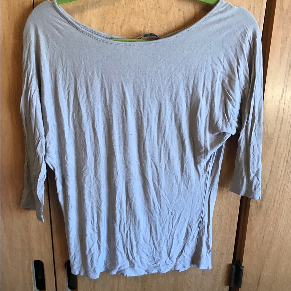 Vince half sleeve grey shirt size small