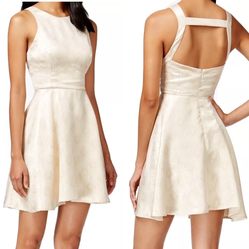 • BCBG • Generation NEW Beige Gold Size 6 Dress