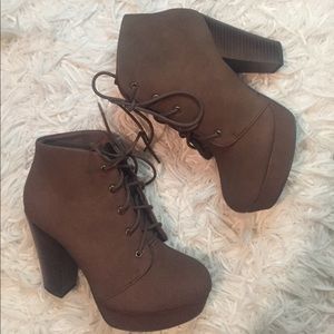 Brown booties!!!