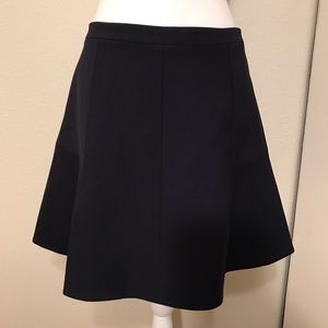 Navy blue J.Crew Fluted Skirt