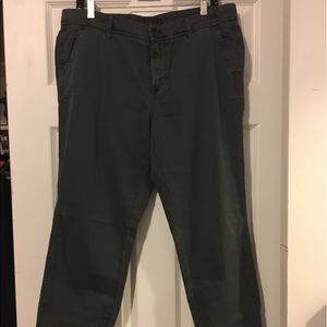 Gray chino pants