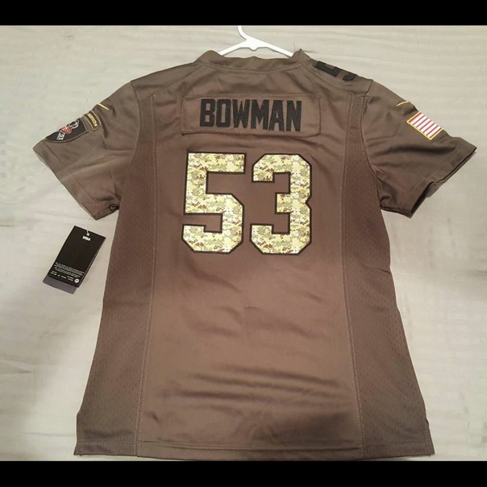 New Woman's Salute to Service Bowman Jersey