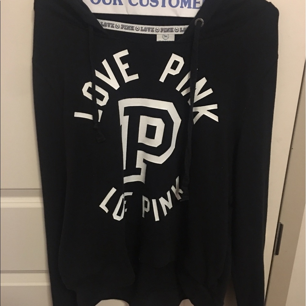 SALE‼️ Black Victoria's Secret pink sweatshirt
