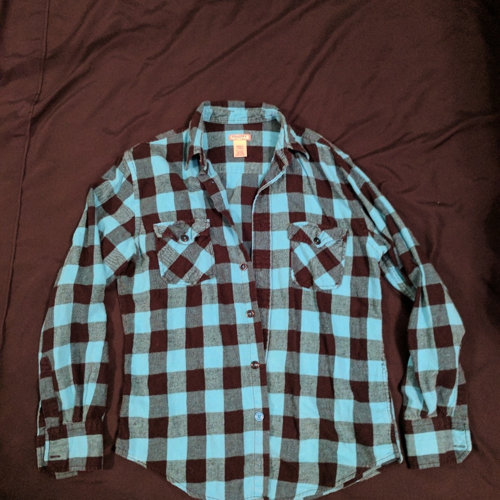 Blue flannel