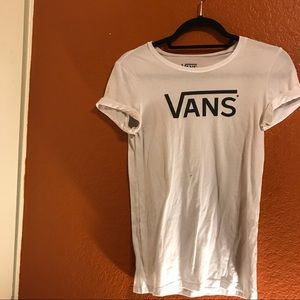 White Vans Tee