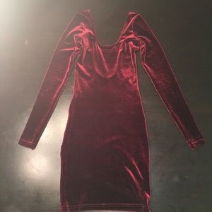 Cabernet, Velvet American Apparel Dress