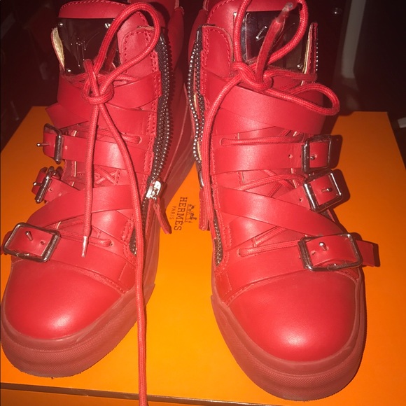 Giuseppe red sneakers - Picture 1 of 3