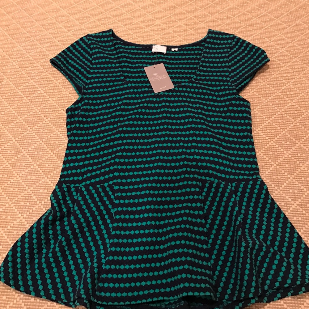 NWT Anthropologie Peplum Top