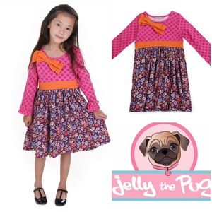 NWT Desert Lily Isabella Knit DressJelly the Pug