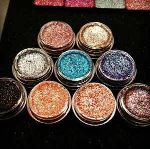Pressed Glitter pots