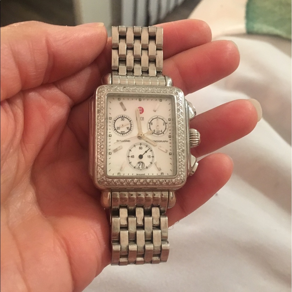 Michele deco diamond watch SOLD
