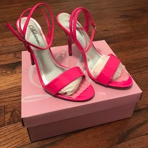 HOT Pink Patent Leather Heels