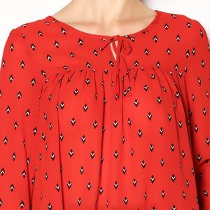 Jack by BB Dakota Red V Blouse