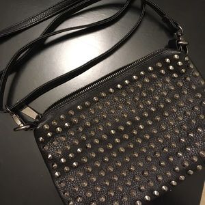 Spiked hand bag