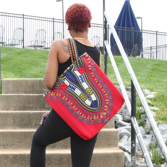 Red Dashiki bag - Picture 2 of 2