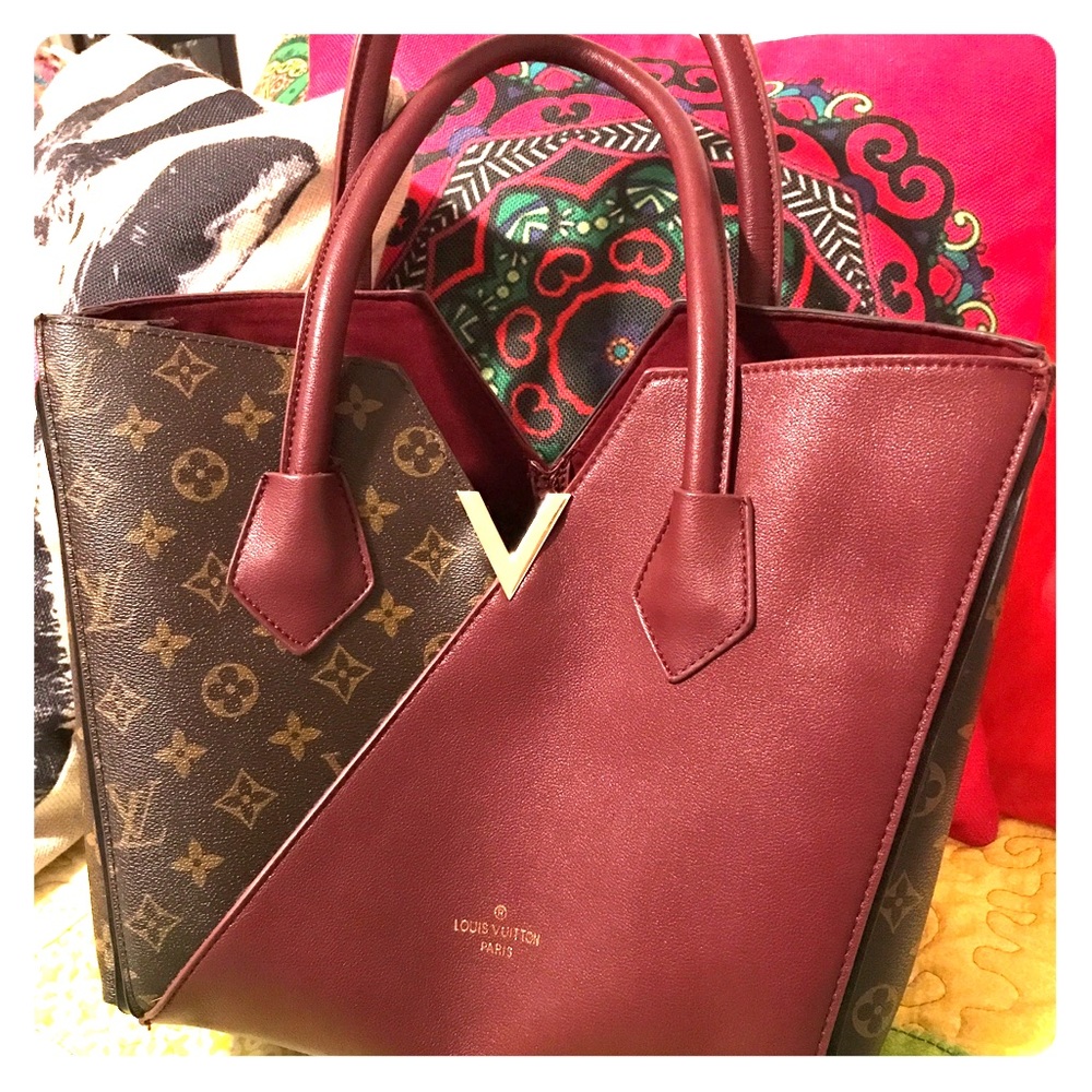 Leather handbag