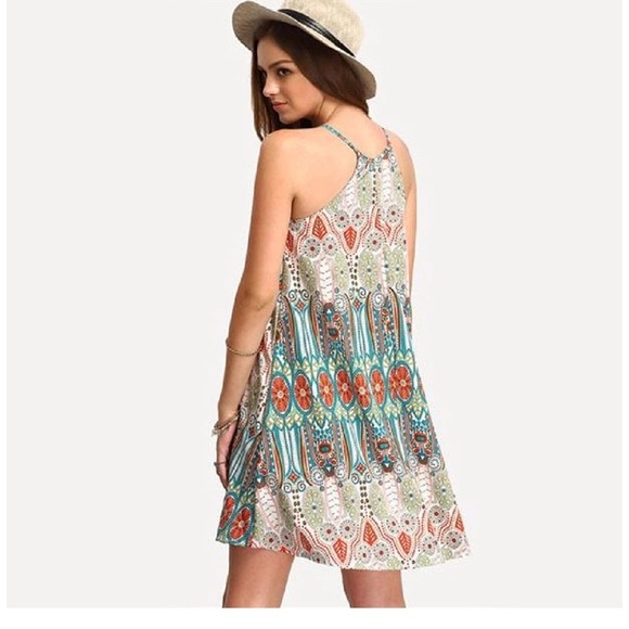 ❤️1LEFT❤️🎉3HP🎉 flowy boho sleeveless dress S,m,l - Picture 2 of 4