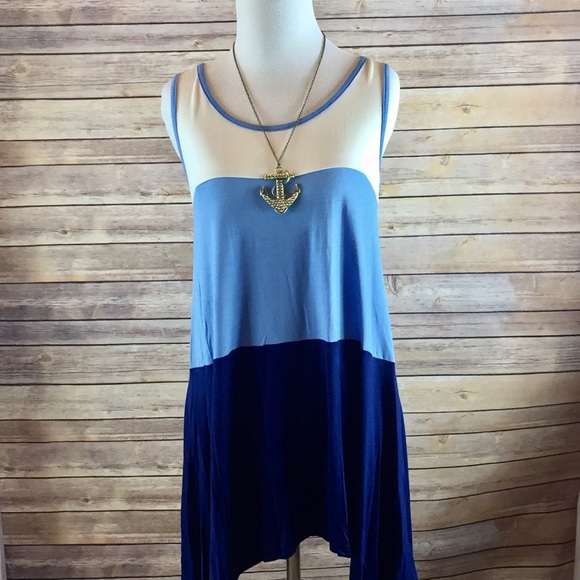 S-L Colorblock tunic tank - Picture 2 of 4