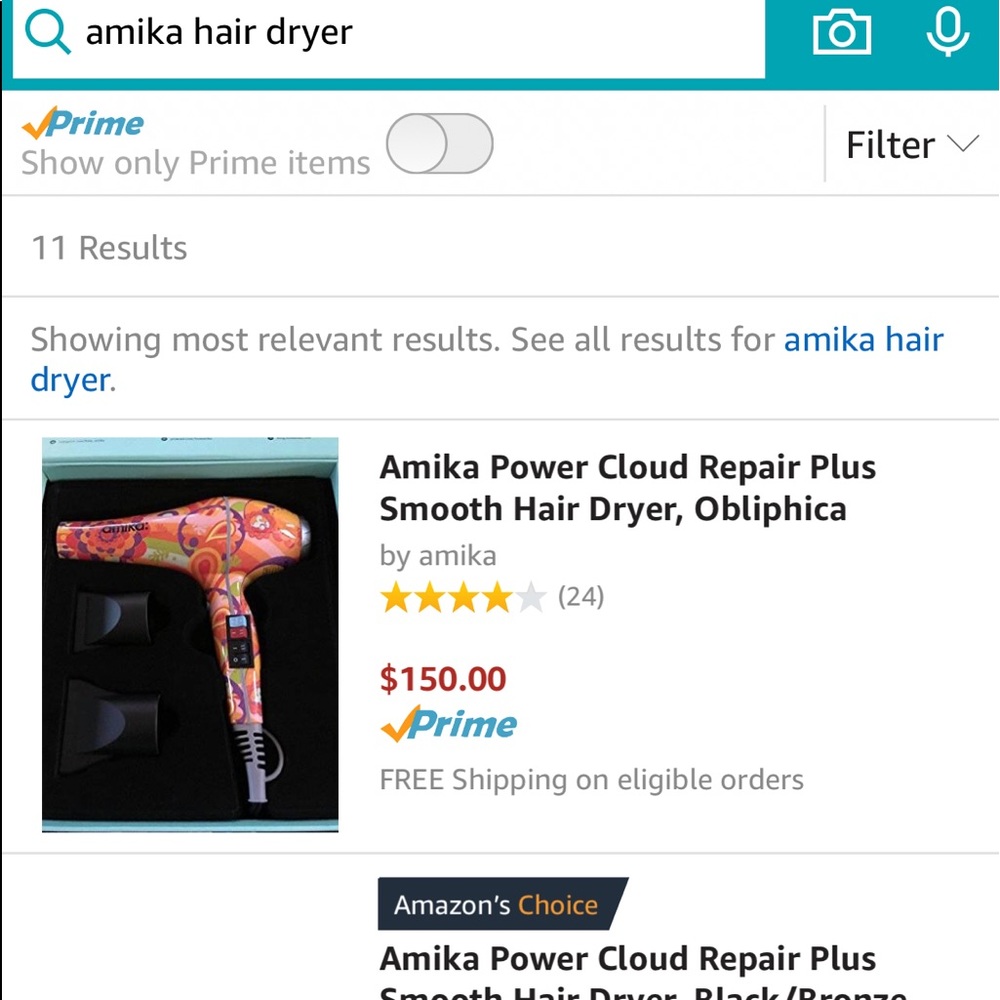 MARTINO Blow dryer - matte pink with nozzle heads - Picture 4 of 4