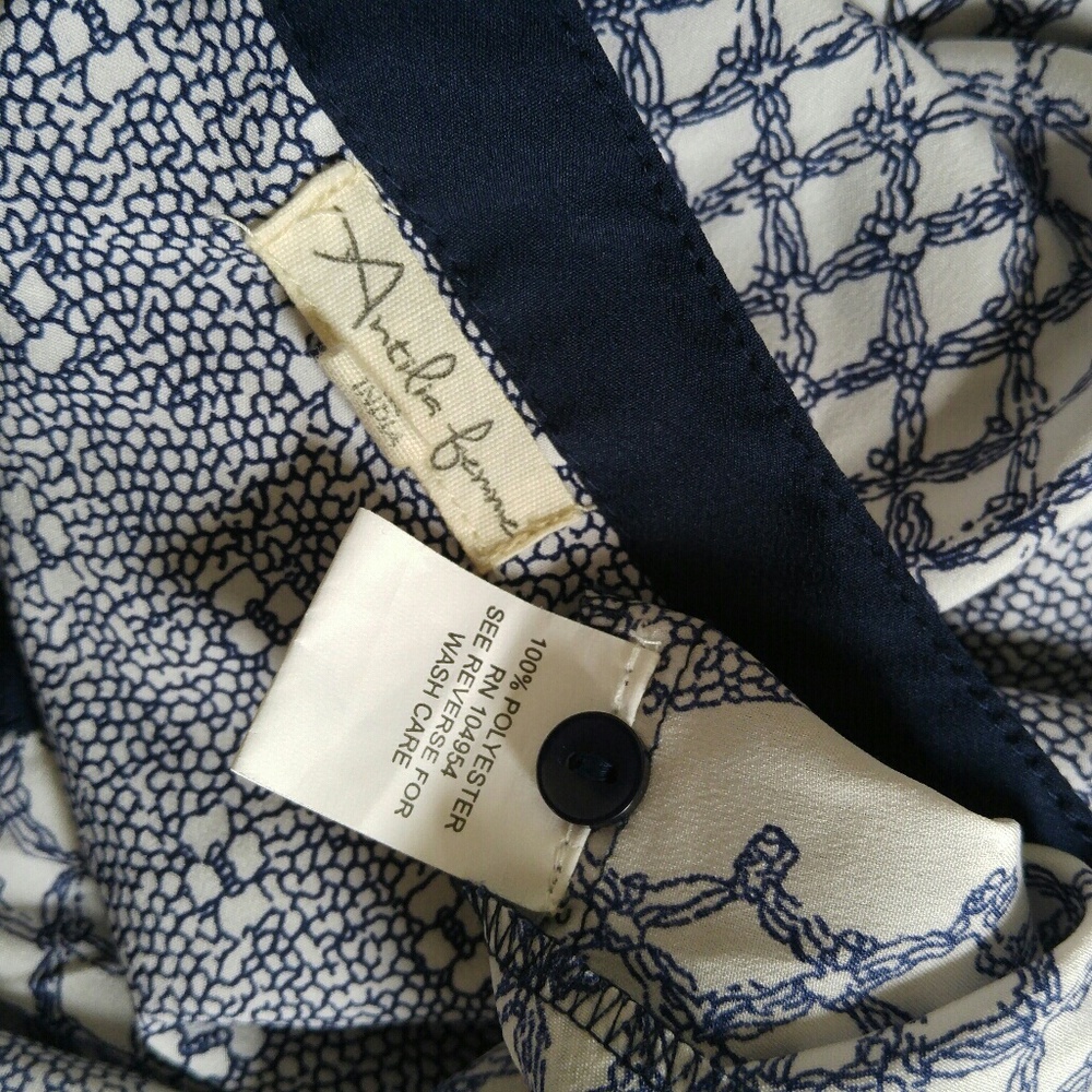 SOLD Antilia Femme Blouse Top XL - Picture 4 of 5