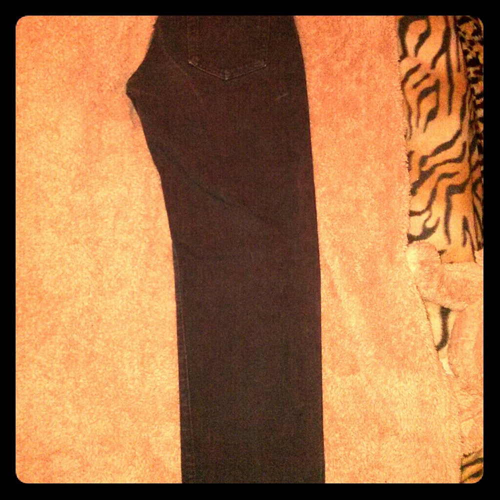 **DONATED**Black Calvin Klein jeans;button fly; sz 5