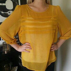Vibrant yellow top