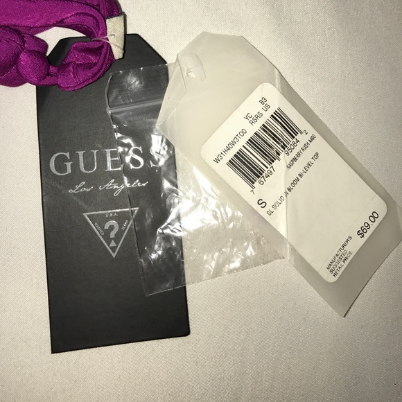 Guess Solid Inbloom Bi-Level Top - Picture 8 of 8