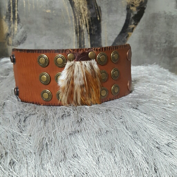 🚫🚫SOLD🚫🚫NEW! HAND MADE LEATHER WRIST CUFF - Picture 5 of 5