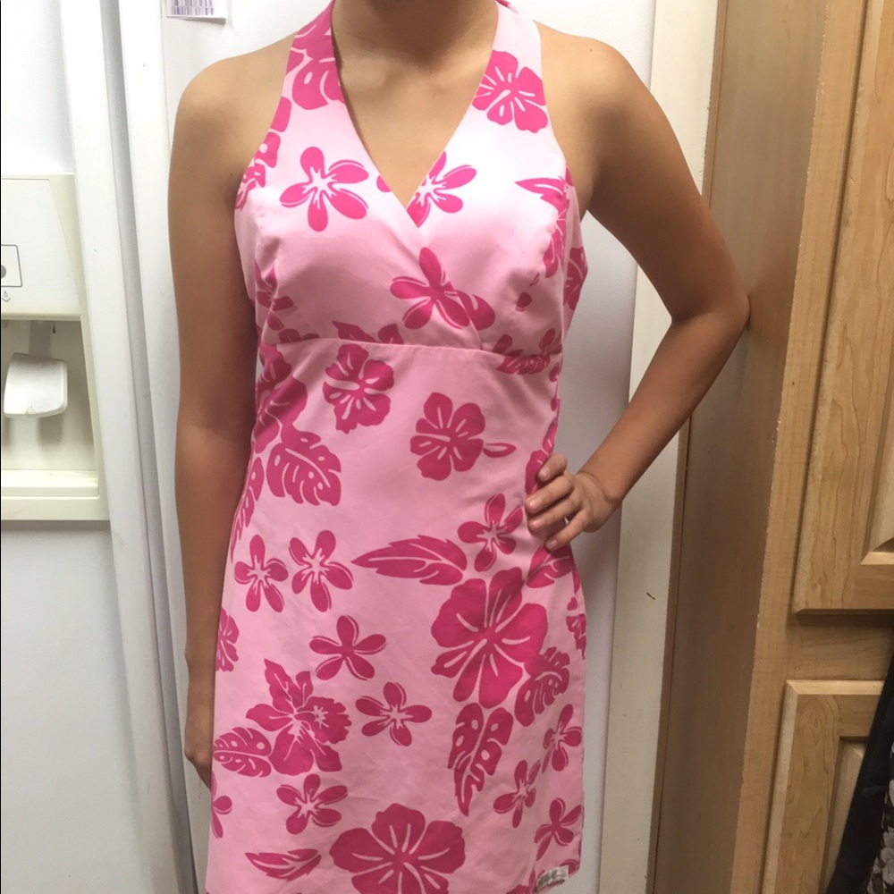 Reversible Charlotte Russe halter dress