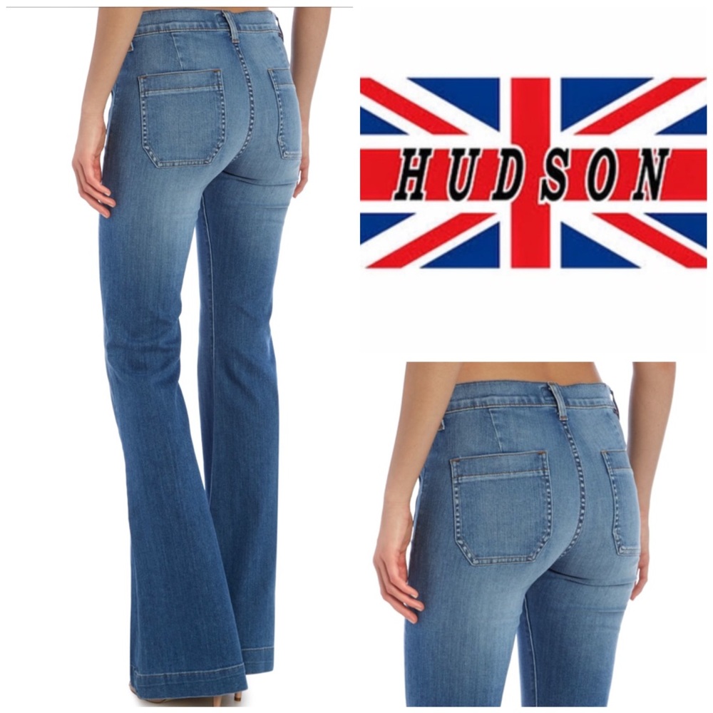 Hudson High Waist Flare Jeans